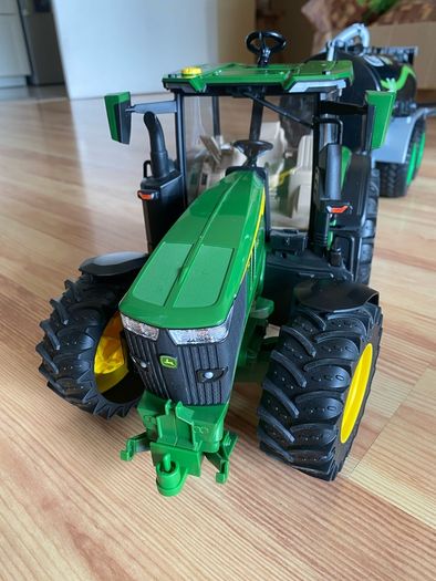 Bruder John Deere Tractor and Fliegl Slurry Tanker. Excellent Condition