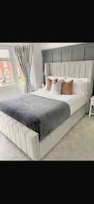 New Bed Frame Double Size Bed King Size Bed -Gaslift Bed-Ottoman Beds- 4ft Beds 4ft6 Bed 5ft Bed 6ft Bed Double Bed Small Double Bed King Bed Superking Bed Single Bed -Bed with Mattress Bed Frame