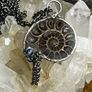 1 One of a Kind Ammonite Fossil Handcrafted Necklace Image 2