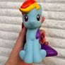 My Little Pony Rainbow Dash Night Light Colour Changing Hasbro approx. 12.5 cm. Used Please see photos Image 10