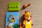 lego lion costume fan, collectible series 28