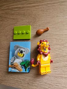 lego lion costume fan, collectible series 28