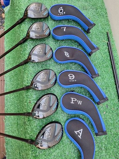 Golf hybrid irons, as new