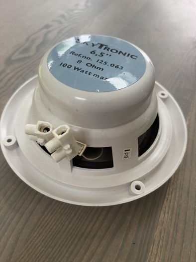 SKyTronic 6.5 White Speakers