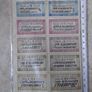 Spanish Civil War Uncut Ration Coupon Sheet - Legionario - Legionario Image 2