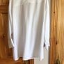 H&M Ladies White Oversized smart casual Blouse Shirt with tied detail Size XL Uk 18 / 20 includes Post Image 3