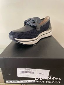 Cinders navy loafers