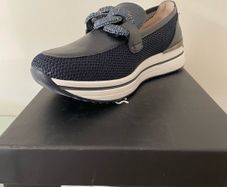 Cinders navy loafers