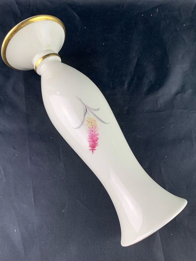 Mid Century Floral Pattern Bavarian vase