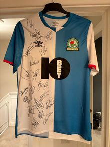 Blackburn rovers signed Jersey