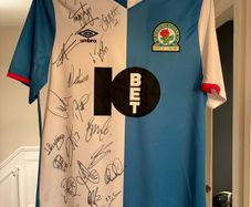 Blackburn rovers signed Jersey