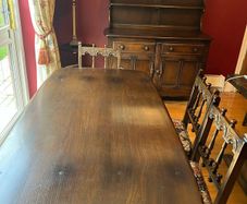 Ercol dresser, table and chairs