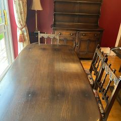 Ercol dresser, table and chairs