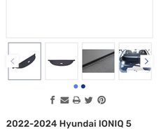 Ioniq 5 boot cargo cover