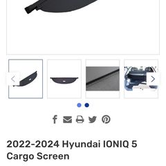 Ioniq 5 boot cargo cover