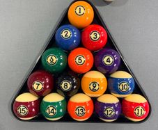 Aramith Tournament American Pool ball set 57.2mm (2 1/4") with Duramith technology