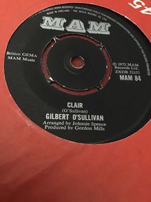 Gilbert O'Sullivan vinyl single record - Clair