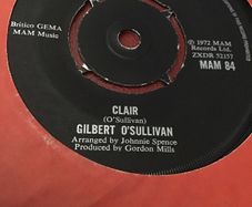 Gilbert O'Sullivan vinyl single record - Clair
