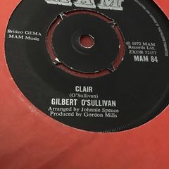 Gilbert O'Sullivan vinyl single record - Clair