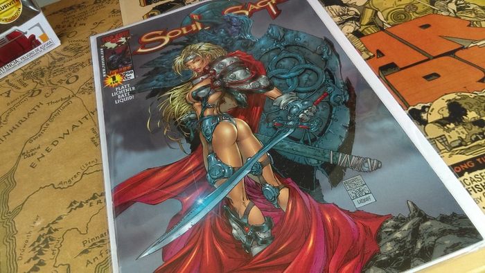 Soul Saga ! Issues 1-2 ! Including First Issue Very Rare Michael Turner Cover Variant ! 2000 ! by Top Cow !