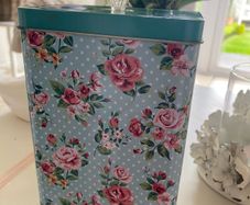 ShabbyChic Storage with Beautiful Lid