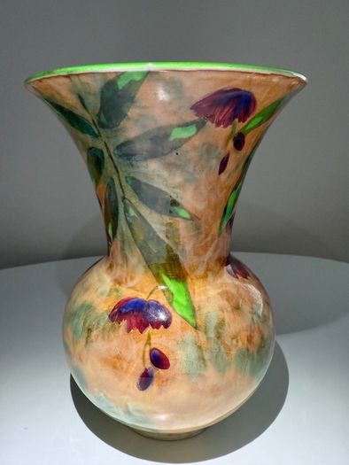 Royal Doulton (8025A & D6276) Wisteria Vase 1949 - Rare Form