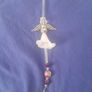 Hanging Large Crystal ball  tree of life chakra sun  catcher reflects all over room when caught with sun Image 4