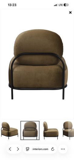 Arm chair with foot stool