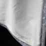 Pair of Blue and White Patterned Curtains Image 2
