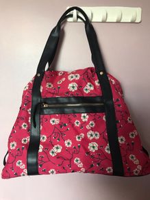 Primark floral bag with optional shoulder strap - New
