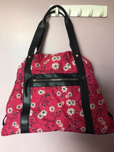 Primark floral bag with optional shoulder strap - New