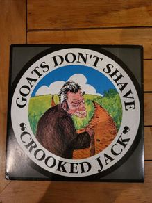 Goats Dont Shave Crooked Jack 7 inch Vinyl 1992 Irish Pressing DINIS 1011