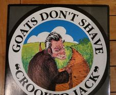 Goats Dont Shave Crooked Jack 7 inch Vinyl 1992 Irish Pressing DINIS 1011