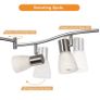 Brand New Unique 6-flame ceiling spotlight E14 LED ceiling light Image 4