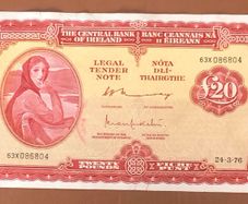 Ireland Twenty Pound Lavery Note