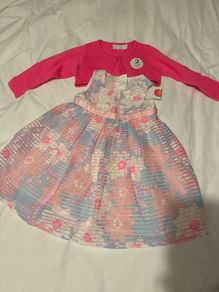 Baby girl dress set 6-9m