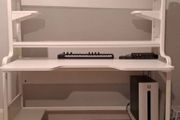 White Steel Gaming Desk - warranty active