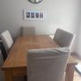 Extendable kitchen table with 6 Chairs Image 3