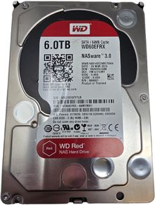 6tb WD Red SATA Hard drive WD60EFRX NASware 100% health