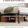 Metal Single Bed Frame with Underbed Storage and Steel Slat Support - Easy Assembly, Noise Free - 35.5cm High Image 6