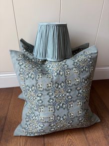 Cushions & matching lampshade