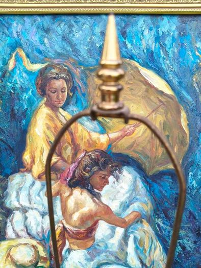Large Vintage style Lamp