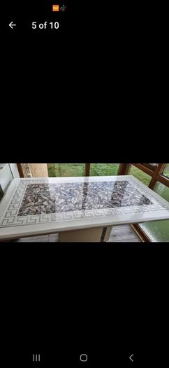 marble table