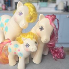 Apple Delight Family Loving Families  Daddy Mammy Sister Daughter HK Hong Kong Version MLP G1 My Little Pony