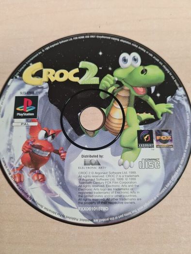 Ps1 Playstation One Croc 2 Disc Only