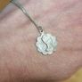 Sterling Silver Stone Set Communion Pendant Image 3