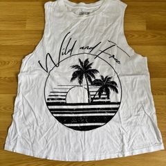River Island x Caroline Flack Wild & Free Tank Top Size 16