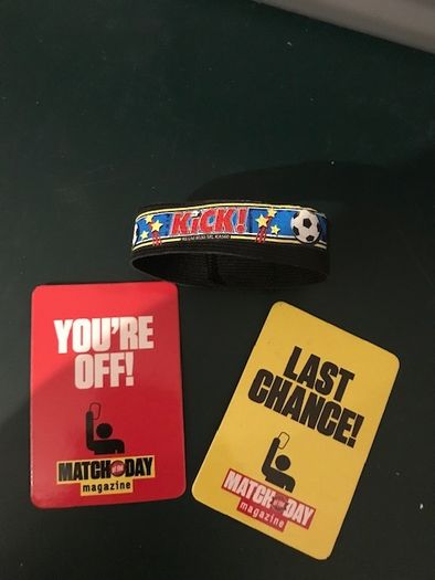 Soccer Red & Yellow Cards & Captain's Armband