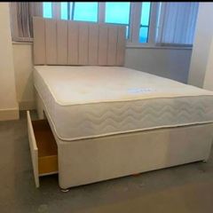 New Double, King And Superking Sizes Divan Beds Instock. Multiple Headboard Designs And Drawers Storage Available