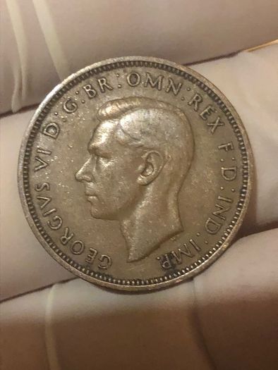 George VI half penny  x 36 Pictures